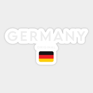 Germany flag, german flag Sticker